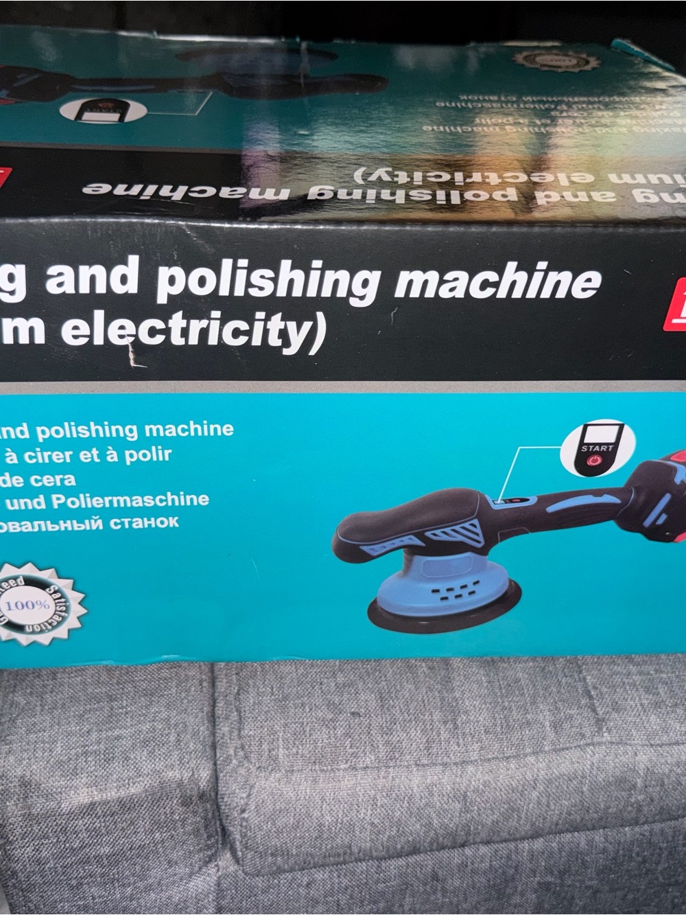 Corded Blue Random Orbital Polisher
